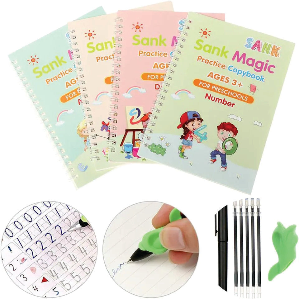 Daily Mart® Sank Magic Reusable Books Set of 4