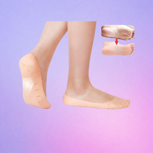 Daily Mart(®) Spa Silicone Socks Moisturizing Gel Socks