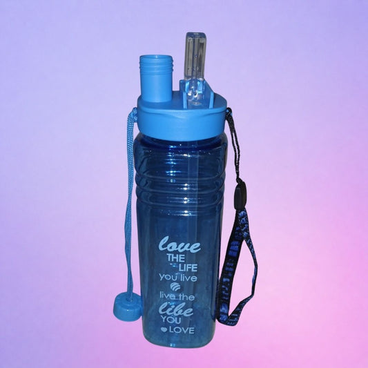Daily Mart® Flex Fridge Water Bottle with Straw