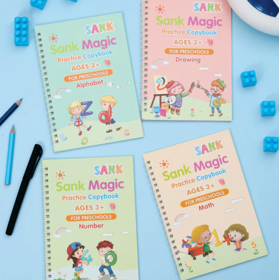 Daily Mart® Sank Magic Reusable Books Set of 4